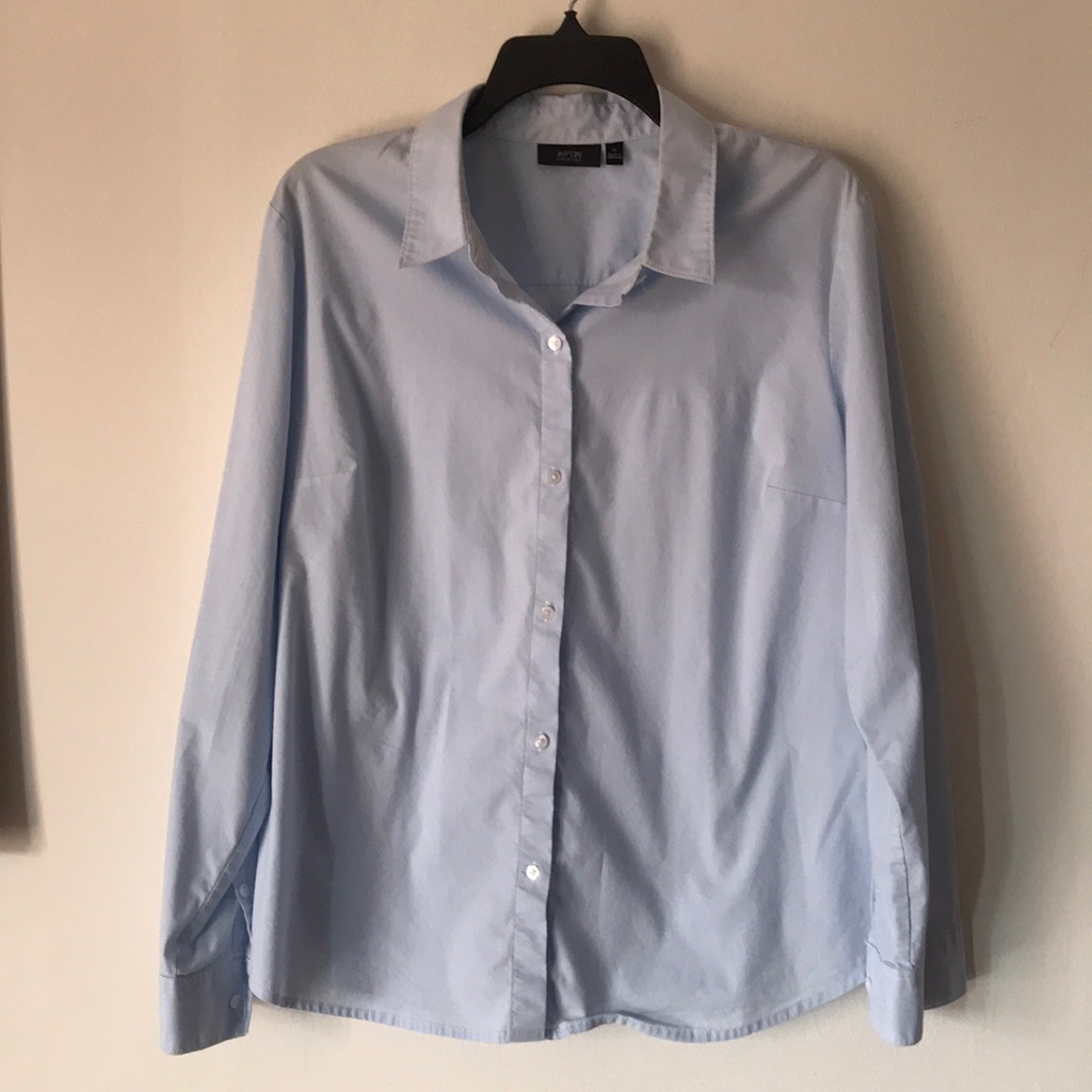 Fitted Pin Stripe Button Down